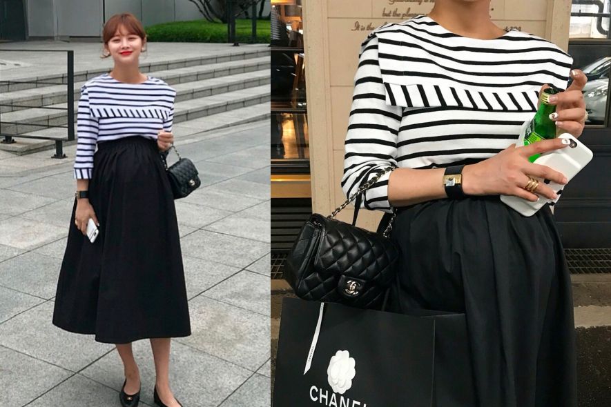 搭配时尚怀孕装,18世纪怀孕女性穿搭过程