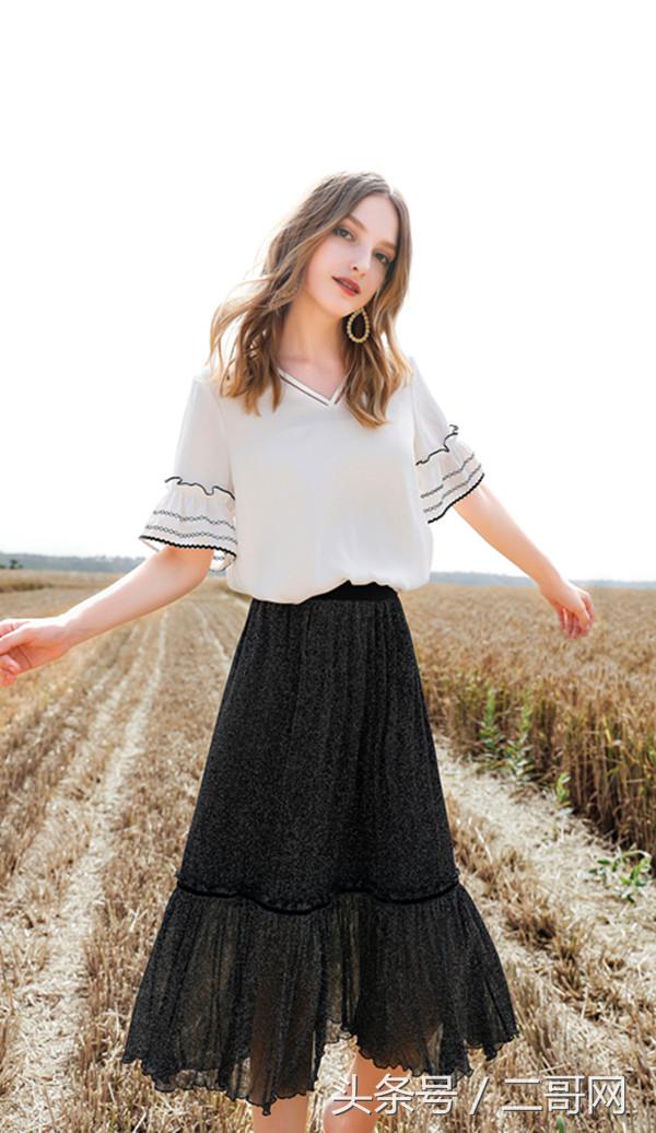 夏季雪纺衫上衣怎么搭配,夏天雪纺衫搭配