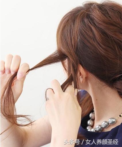 教大家几款盘头发方法,这样盘头发超有气质
