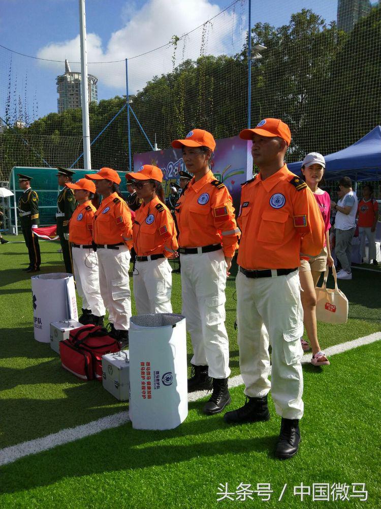 微马救护队“联建杯”开幕式执勤纪实