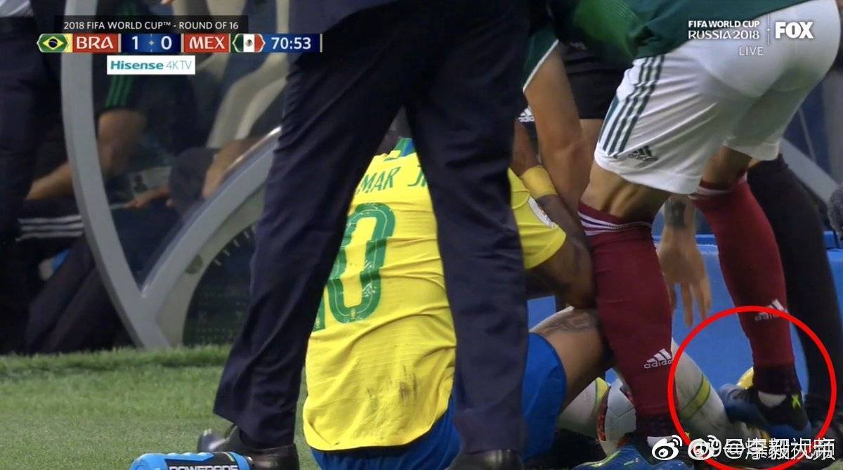 内马尔巴西世界杯被谁犯规,欧洲杯内马尔被犯规