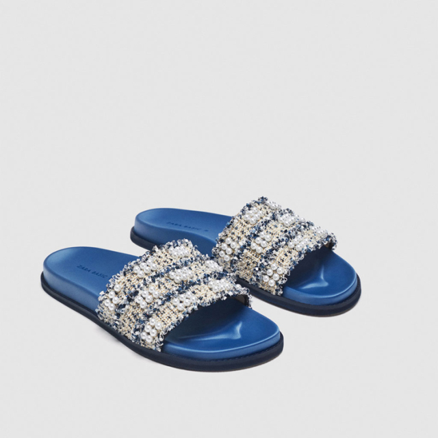 无跟拖鞋夏季新款,时髦夏季拖鞋