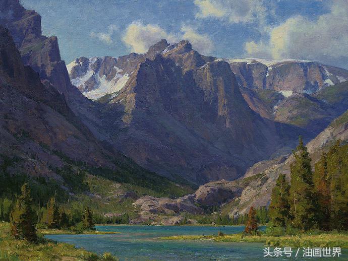 法国画家lucdidier风景油画欣赏,俄罗斯画家阿列克谢的风景油画