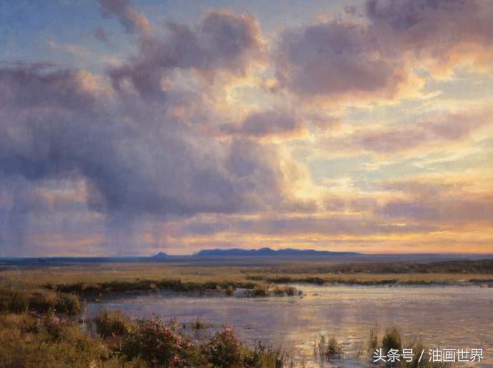 法国画家lucdidier风景油画欣赏,俄罗斯画家阿列克谢的风景油画