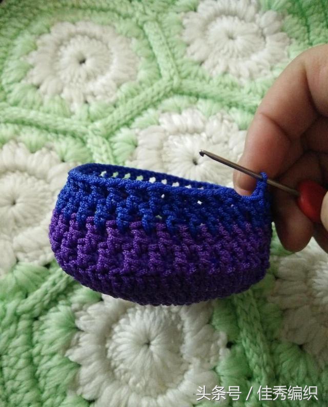 钩针钩织水杯套的教程图解,杯套钩针编织教程