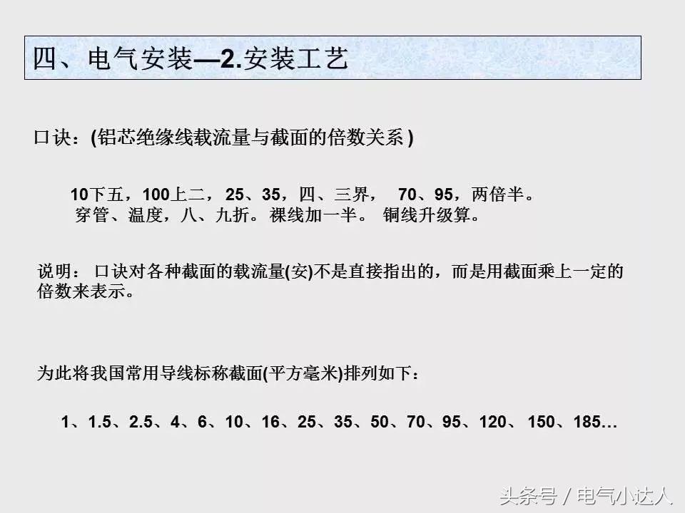 电气安装工艺,电气基础知识教学视频