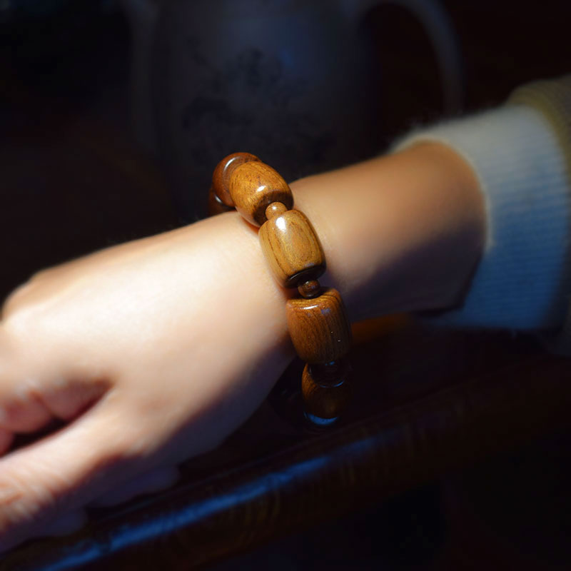 清香非洲檀香木（檀香花梨木）手串