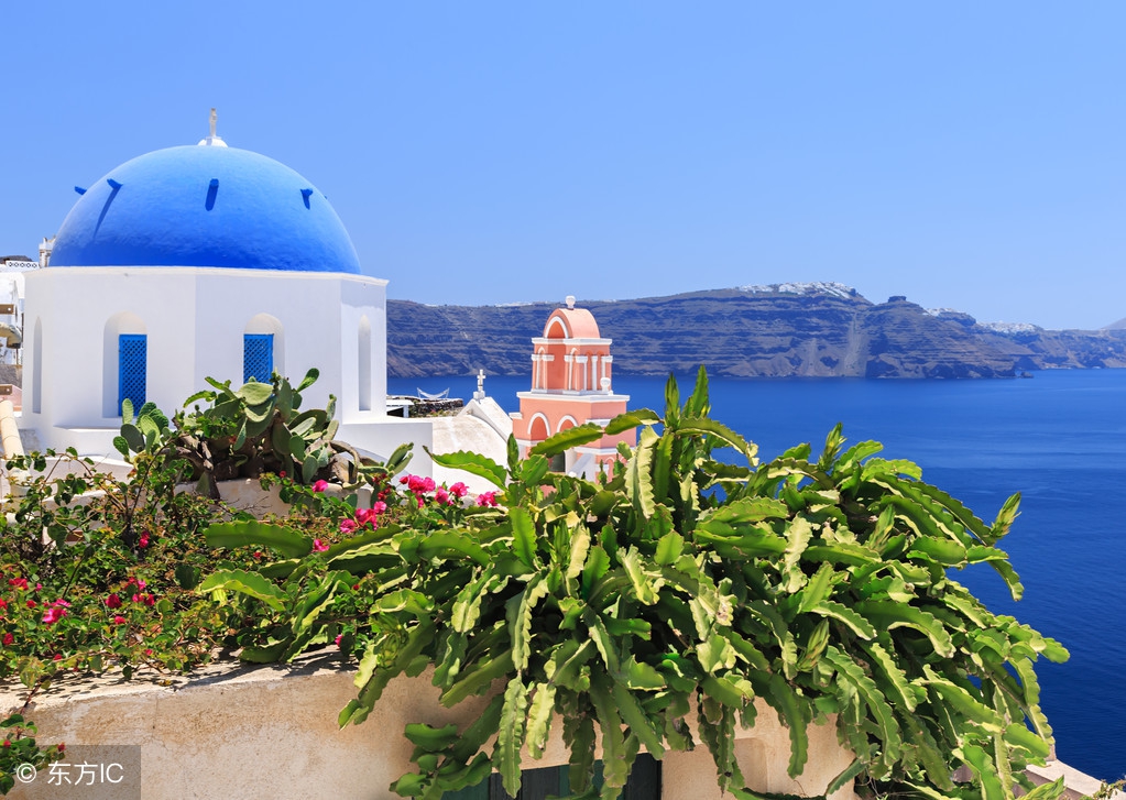 希腊圣托里尼岛风景,真实的希腊圣托里尼岛