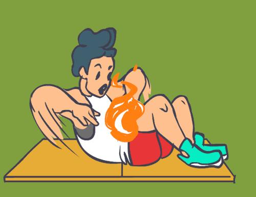 瘦腹瘦腰的高效燃脂动作,瘦肚子瘦腰最快的动作极速燃脂