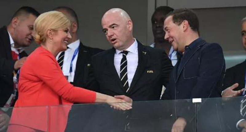 2018世界杯克罗地亚总统视频,克罗地亚获得2022世界杯季军