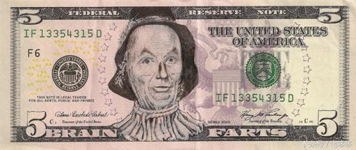 这个人对这些钞票做的事情是违法的，但我超爱的！