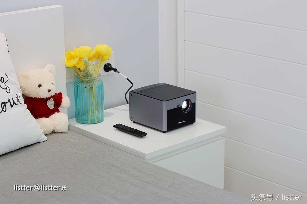 极米h2slim投影仪测评,极米h2slim调图像清晰度