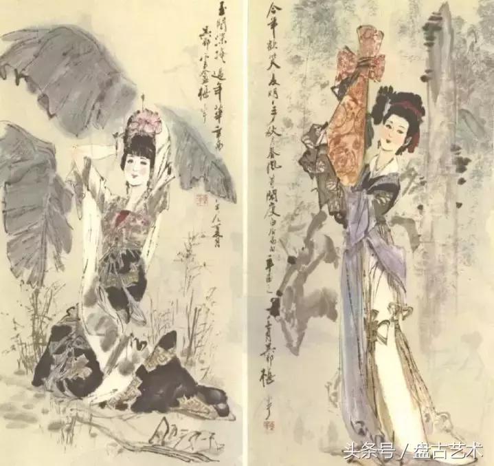 人物国画孙膑、庞涓技法，相当全面（盘古艺术油画国画书画定制