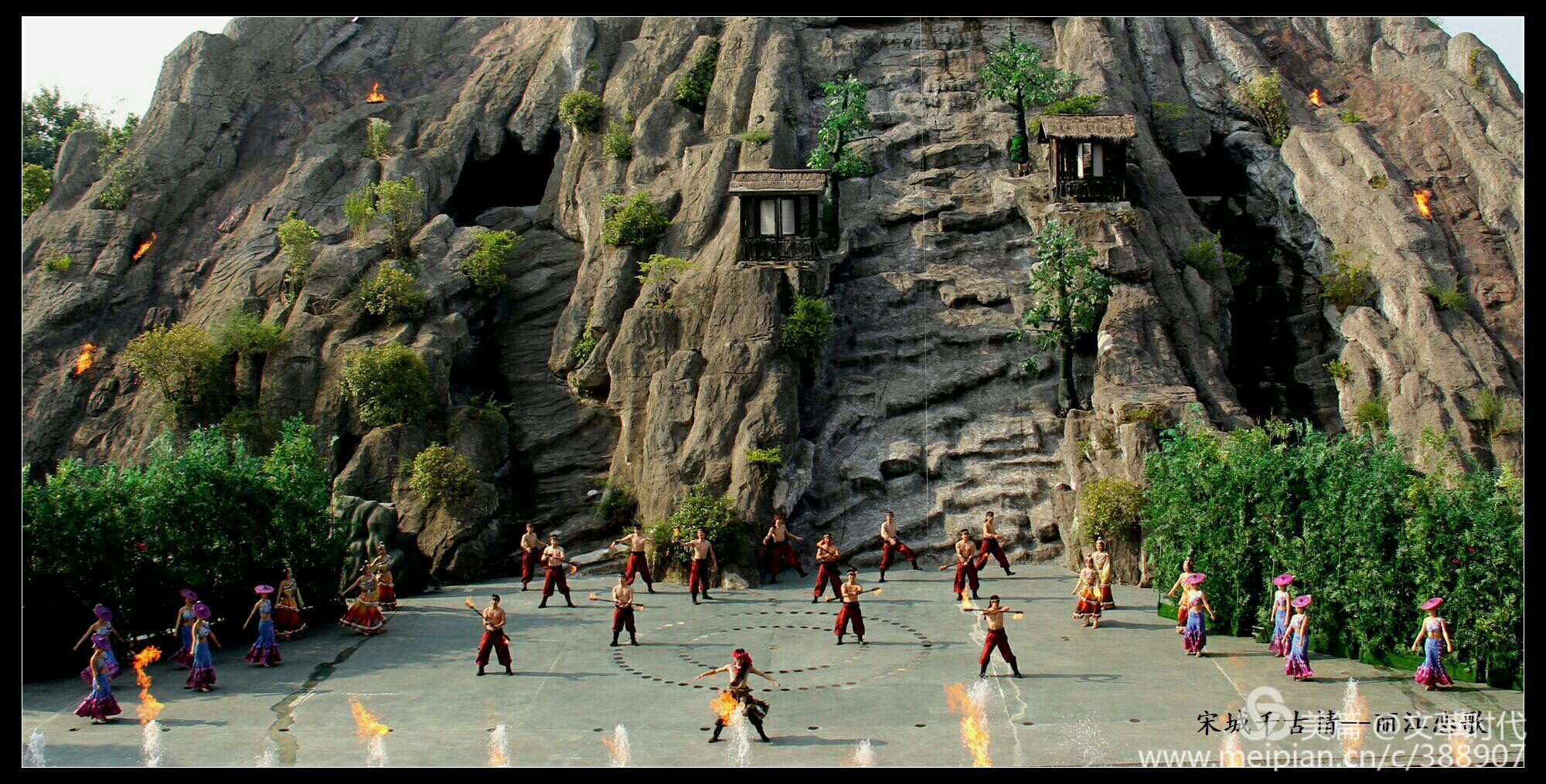 宋城千古情演出和丽江恋歌,杭州宋城千古情丽江恋歌