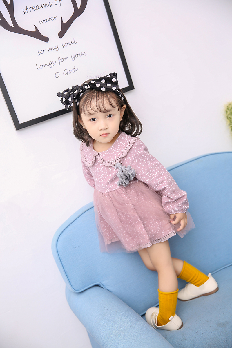 女童装6-12岁小清新春装,中大童洋气女童装春装