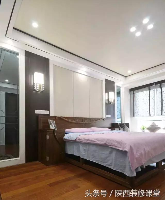 中式无主灯客厅吊顶效果图,80平客厅法式吊顶