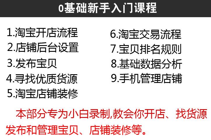 淘宝新店推广,淘宝新店推广引流方法有哪些