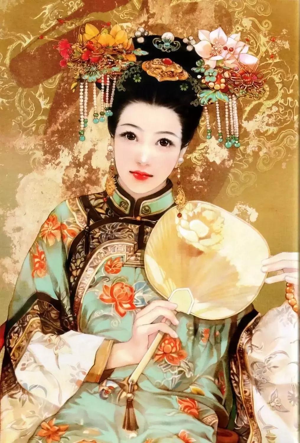 插画美女唯美简约,台湾当代著名的插画家