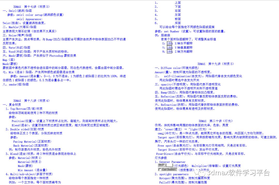 3dmax室内效果图0基础教程,3dmax材质编辑器基础教程精简