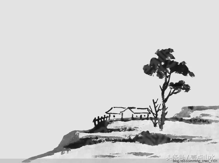 画山水风景画入门教程,山水画入门教程从零开始学国画