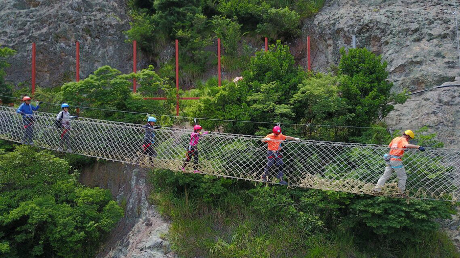 松兰山飞拉达,漫步象山松兰山