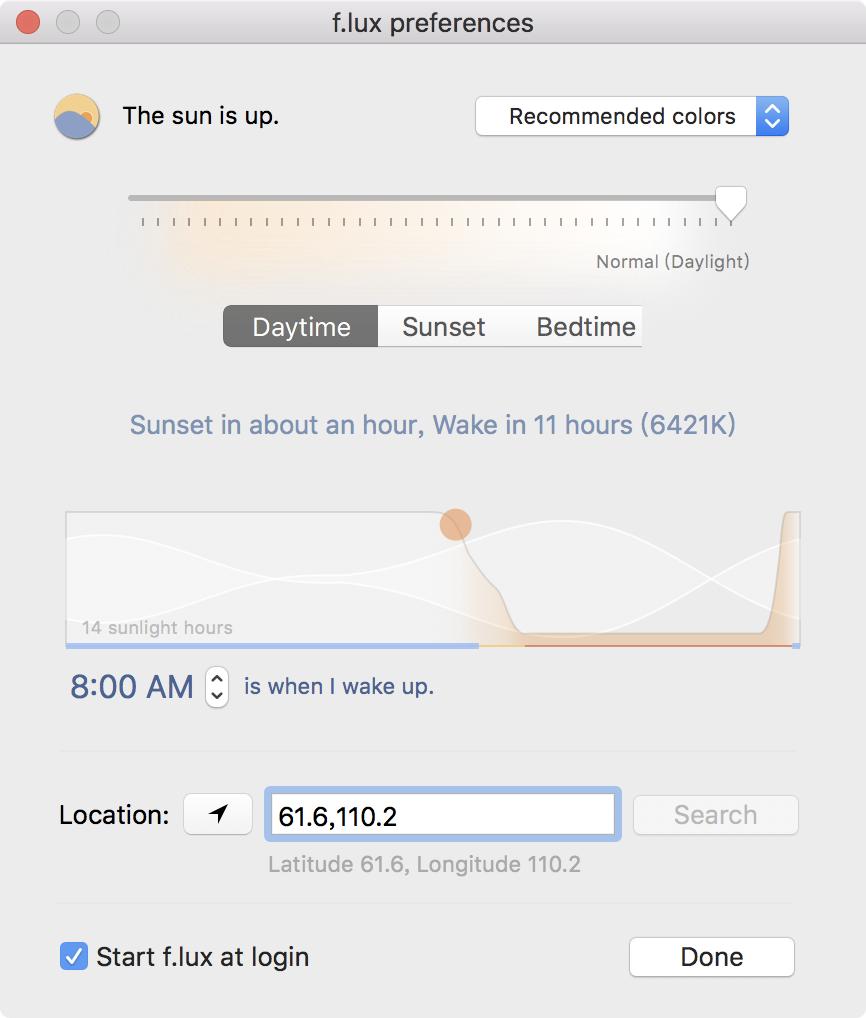降低蓝光在Mac上的强度保护眼睛