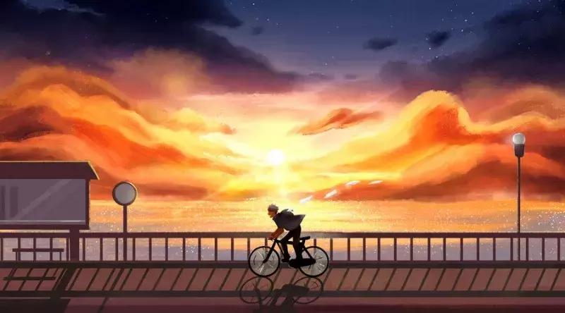 彩虹夕阳,描写春天夕阳的好词好段