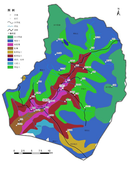 绒辖乡地图,绒辖乡自然概况
