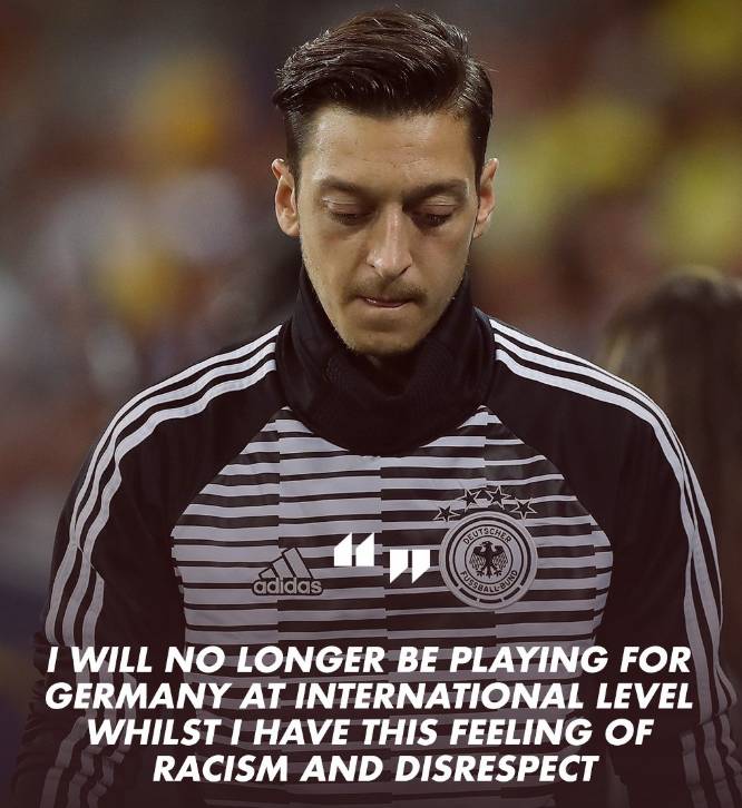 厄齐尔宣布退出德国战车：世界杯出局背锅及被抛弃是离开的主因吗