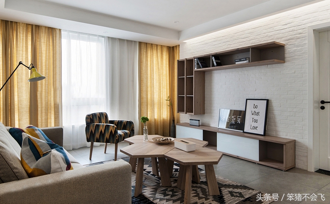 郑州120平方三室一厅装修现代简约,宜家风装修风格简约