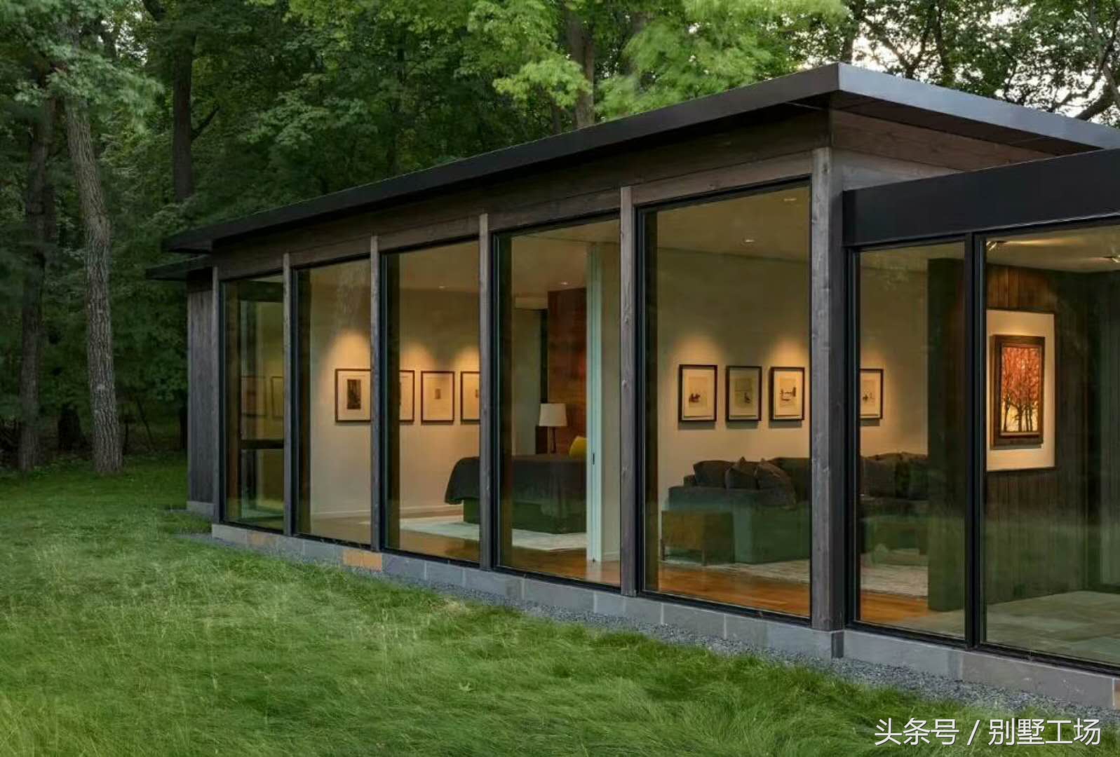 夏天热冬天冷的房子,别墅落地玻璃门窗