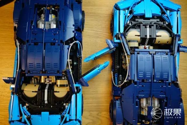 乐拼和乐高布加迪的区别,乐高对比乐拼测评