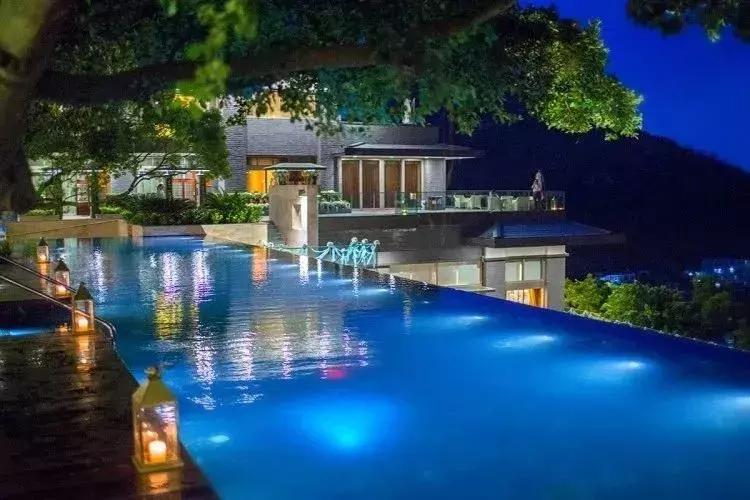 泰国网红星空泳池,无边网红泳池