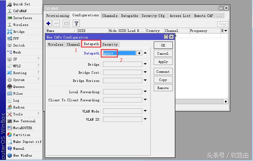 ros软路由上网设置,ros双软路由