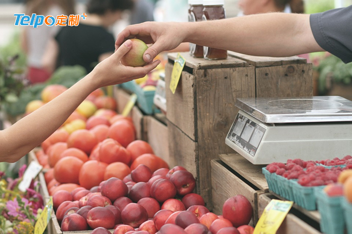 智慧农贸智能收银秤,智慧农贸引进安卓智能收银秤
