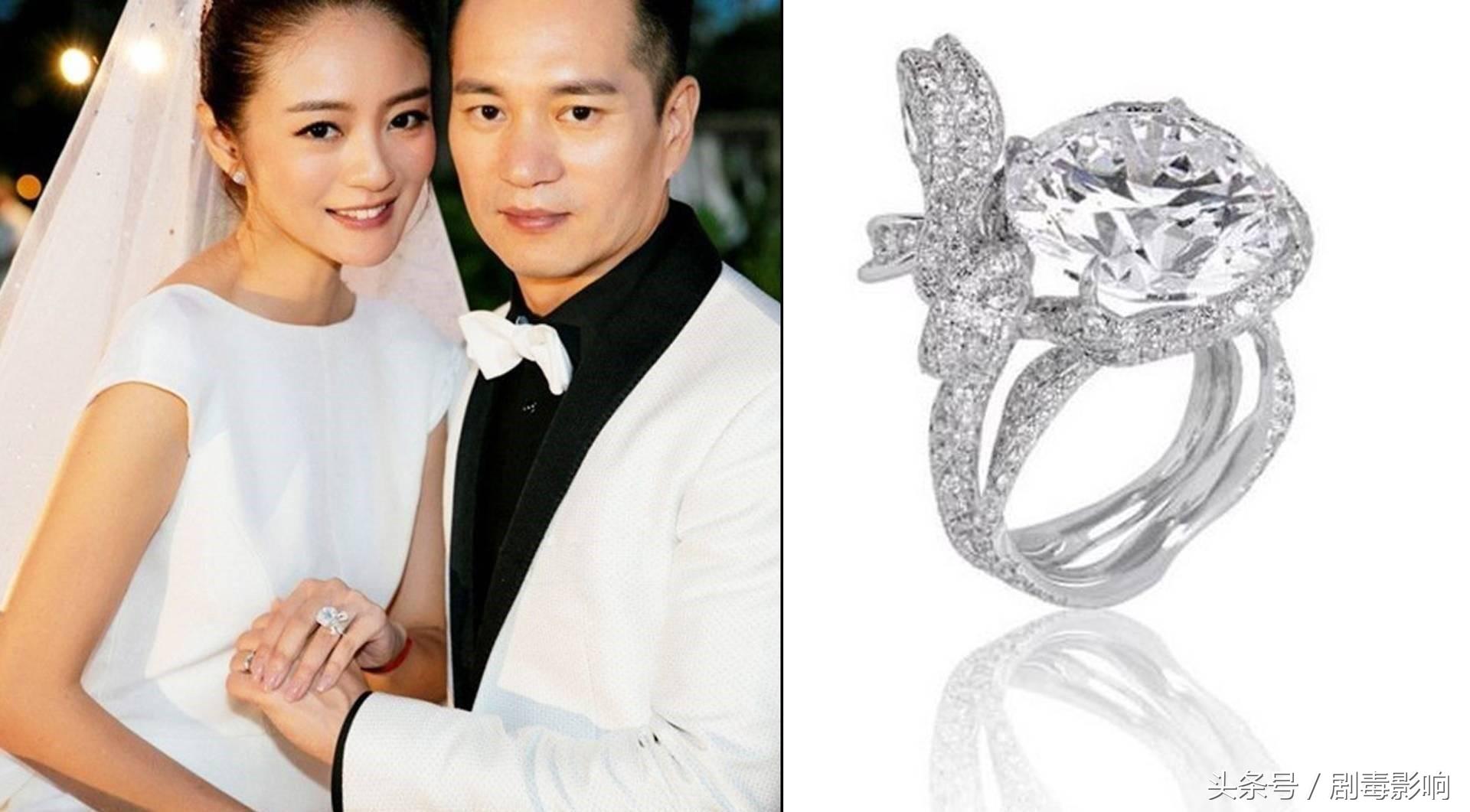 刘诗诗四爪钻戒,刘诗诗杨幂婚戒