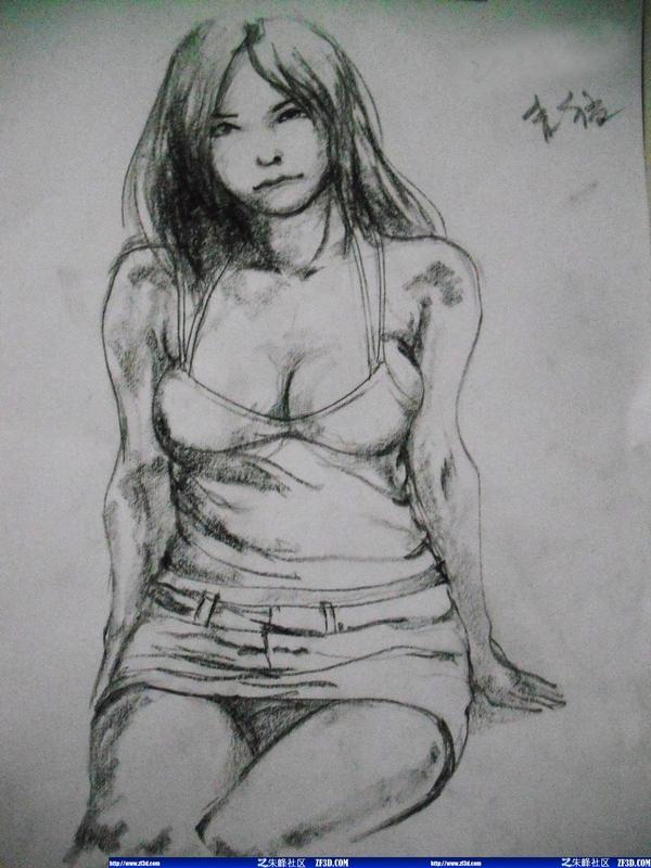 素描速写绘画技法,素描入门零基础教程人物速写