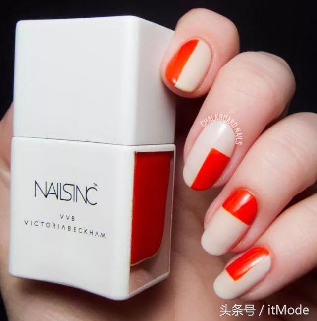 美甲夏天不要甲片推荐什么,短指甲手黑适合夏天的美甲