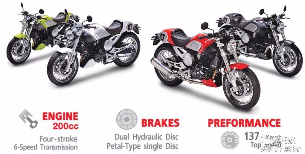 泰国gpx200复古,泰国小排量摩托车