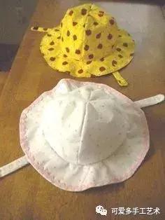 旧衣服妙招变帽子,碎布遮阳帽子的制作方法
