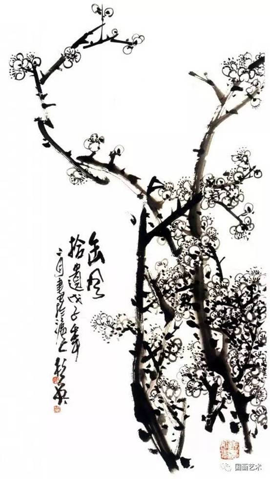转画教学,中国画零基础入门画梅花