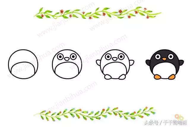 简笔画小动物头像,最简单的简笔画动物头像