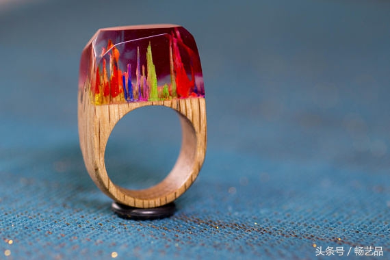 戒指水晶diy,又简单的又漂亮的手工戒指