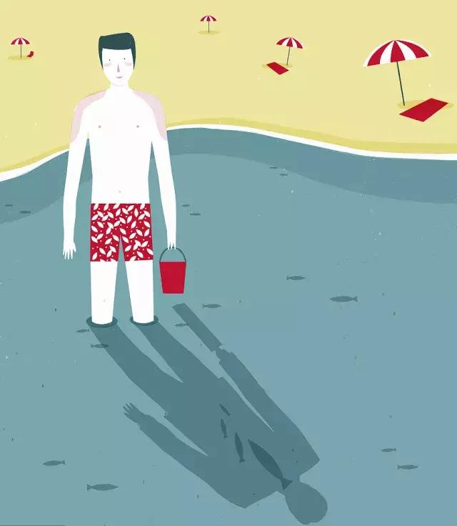 一米八大老爷们撑遮阳伞，你不怕“羞耻”吗？