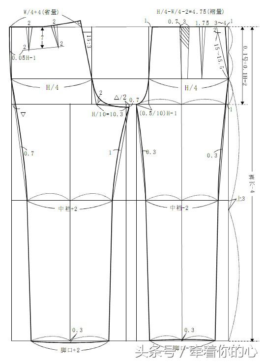 裤子变装视频教程,裤子裁剪原理教学