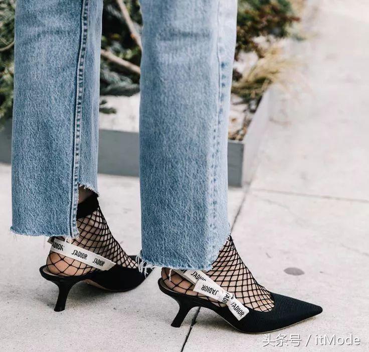 优雅又舒服的猫跟鞋,春天流行的猫跟鞋