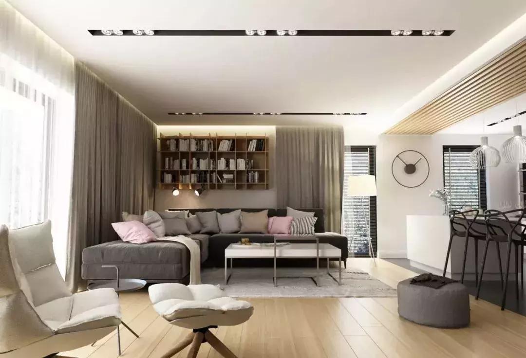 承德市世纪城一期96㎡,自然质朴的温润木色