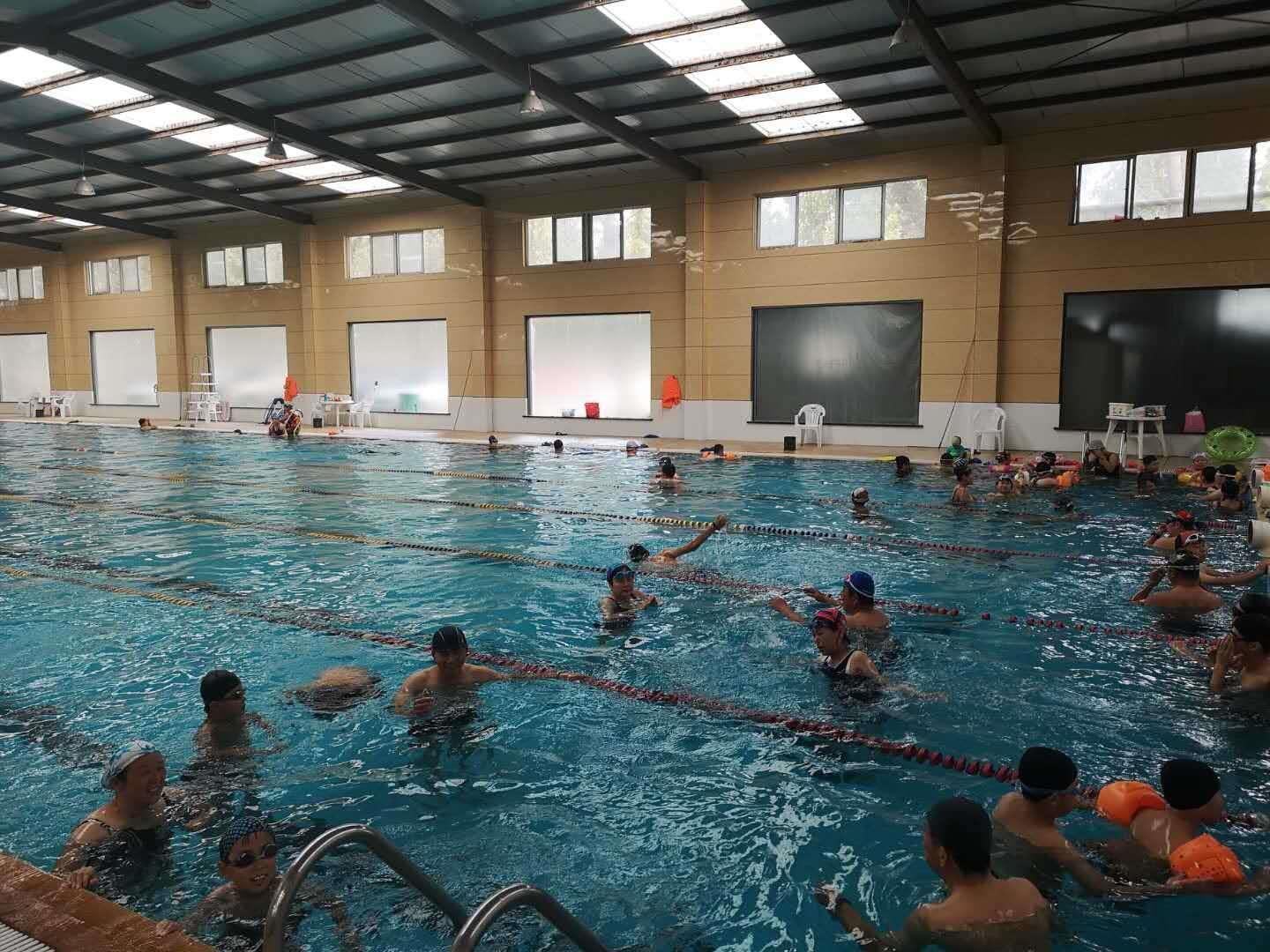 桑拿天游泳,游泳馆热度