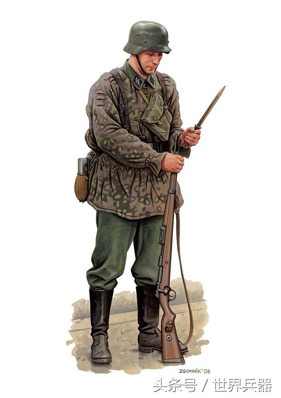 二战德军武器图片彩绘,二战中德军超帅