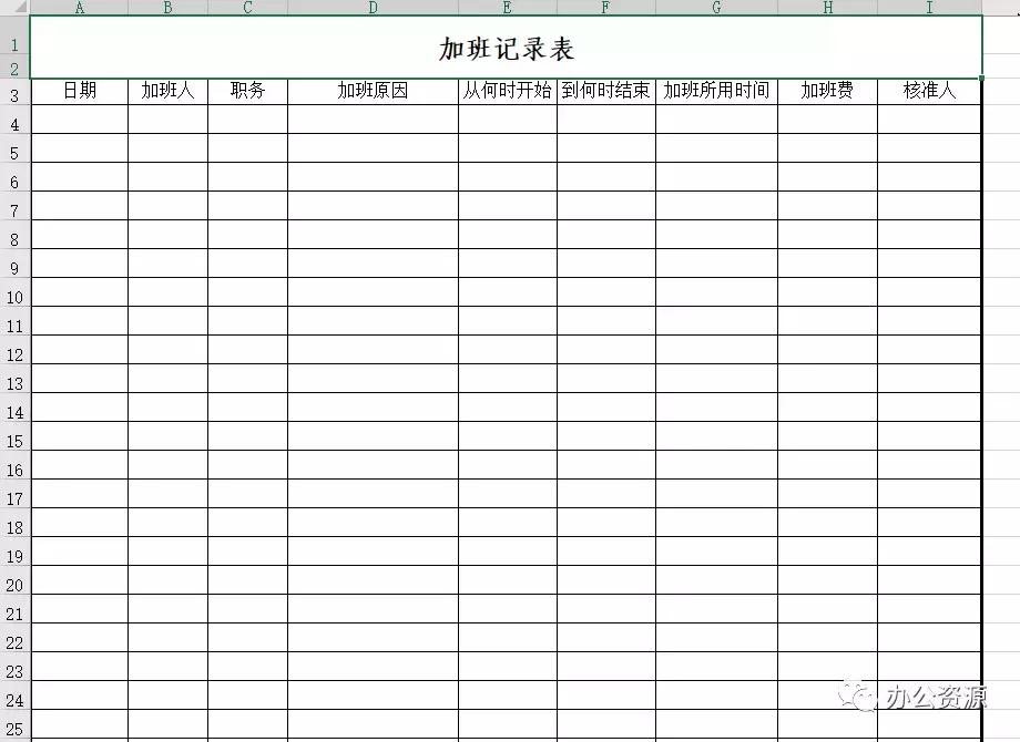考勤表汇总模板,物业员工考勤表模板电子版